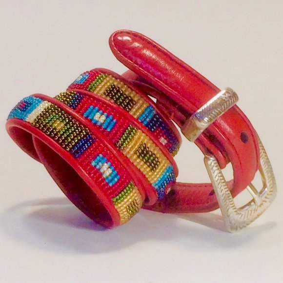 Brighton Beaded Western Native American Belt main image 11
